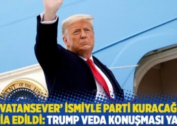 ‘Vatansever’ ismiyle parti kuracağı iddia edildi: Trump veda konuşması yaptı