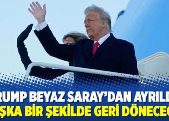Trump Beyaz Saray’dan ayrıldı: ‘Başka bir şekilde geri döneceğiz’