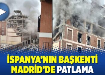 İspanya’nın başkenti Madrid’de patlama