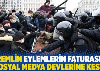 Kremlin eylemlerin faturasını sosyal medya devlerine kesti