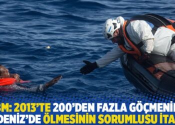 BM: 2013’te 200’den fazla göçmenin Akdeniz’de ölmesinin sorumlusu İtalya