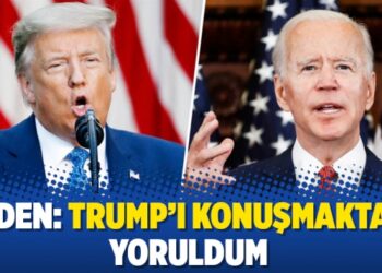 Biden: Trump’ı konuşmaktan yoruldum