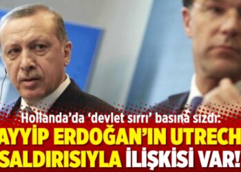 Hollanda’da ‘devlet sırrı’ basına sızdı: Tayyip Erdoğan’ın Utrecht saldırısıyla ilişkisi var!