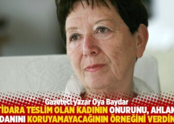 “İktidara teslim olan kadının onurunu, ahlakını, vicdanını koruyamayacağının örneğini verdiniz”