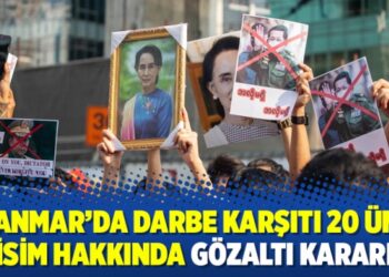 Myanmar’da darbe karşıtı 20 ünlü isim hakkında gözaltı kararı