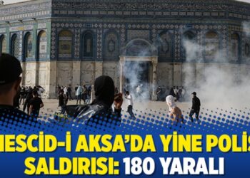 Mescid-i Aksa’da yine polis saldırısı: 180 yaralı