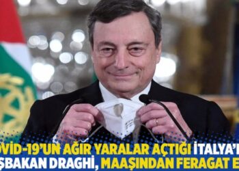 Covid-19’un ağır yaralar açıtığı İtalya’da Başbakan Draghi, maaşından feragat etti