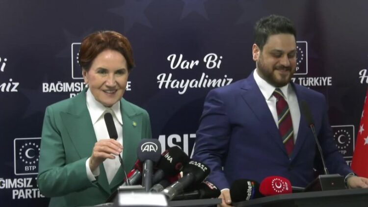 BTP genel başkanını ziyaret eden Akşener: Kendisi adına o masaya getireceğim