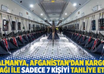 Almanya, Afganistan’dan kargo uçağı ile sadece 7 kişiyi tahliye etti!