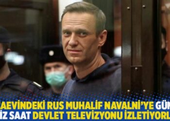 Cezaevindeki Rus muhalif Navalni’ye günde sekiz saat devlet televizyonu izletiyorlar!