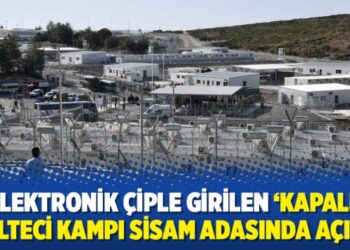 Elektronik çiple girilen ‘kapalı’ mülteci kampı Sisam adasında açıldı