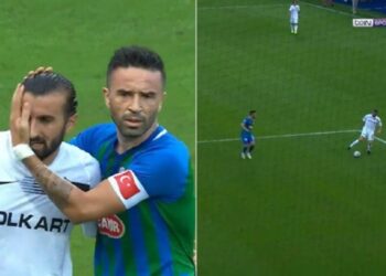 Altaylı Erhan Çelenk, Rizespor maçında Fair-Play ruhunu yaşattı