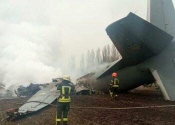 Kiev’de düşen Ukrayna savaş uçağının fotoğrafı yayınlandı