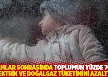 “Zamlar sonrasında toplumun yüzde 76’sı elektrik ve doğalgaz tüketimini azalttı”