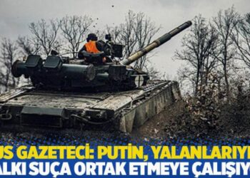 Rus gazeteci: Putin yalan üstüne yalan söyleyip halkı suça ortak etmeye çalışıyor