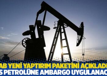 AB yeni yaptırım paketini açıkladı: Rus petrolüne ambargo uygulanacak