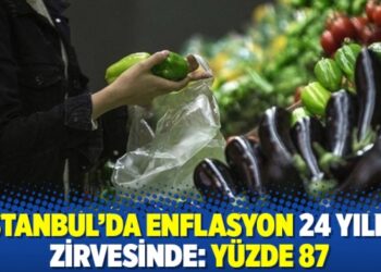 İstanbul’da enflasyon 24 yılın zirvesinde: Yüzde 87