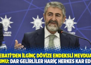 Nebati’den ilginç dövize endeksli mevduat yorumu: Dar gelirliler hariç herkes kar ediyor