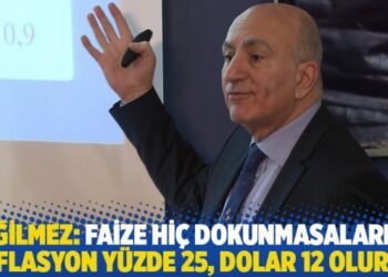 Eğilmez: Faize hiç dokunmasalardı enflasyon yüzde 25, dolar 12 olurdu