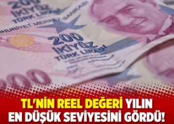 TL’nin reel değeri yılın en düşük seviyesini gördü!