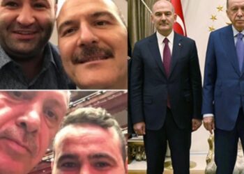 Erdoğan ve Soylu ile poz verdi, çok sayıda kişiyi tehdit etti