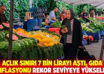 Açlık sınırı 7 bin lirayı aştı, gıda enflasyonu rekor seviyeye yükseldi!