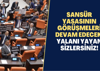 Hapis cezasının da öngörüldüğü sansür yasasının görüşmeleri TBMM’de devam ediyor
