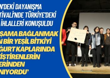 Köln’deki Dayanışma Festivali’nde Türkiye’deki hak ihlalleri konuşuldu: Yaşama bağlanmak için bir yeşil bitkiyi yoğurt kaplarında yetiştirenlerin ellerinden alınıyordu