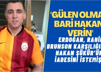 Fethullah Gülen olmadı bari Hakan Şükür’ü verin.