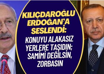 Kılıçdaroğlu Erdoğan’a seslendi: Konuyu alakasız yerlere taşıdın; samimi değilsin, zorbasın