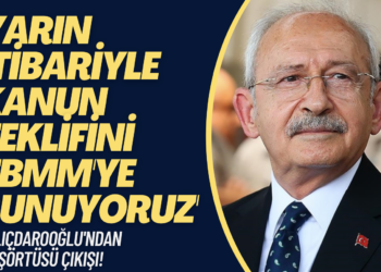 Kılıçdaroğlu’ndan ‘başörtüsü’ mesajı: “Yarın itibarıyla kanun teklifimizi TBMM’ye sunuyoruz”