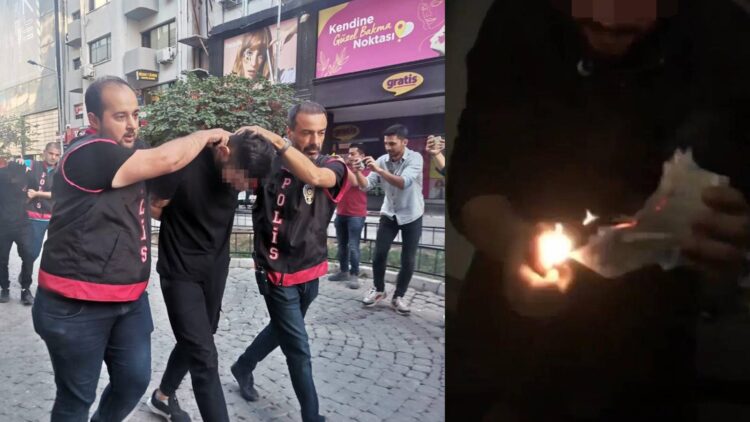 Kur’an-ı Kerim’i yırtıp ateşe veren kişiler tutuklandı