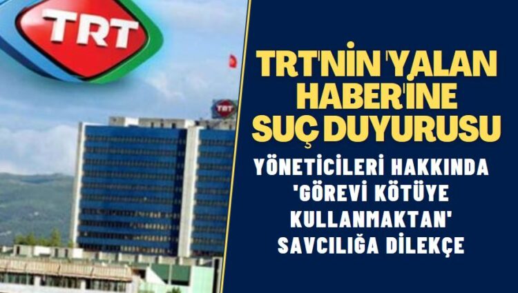 Siyanür sızıntısını yalanlayan TRT hakkında suç duyurusu