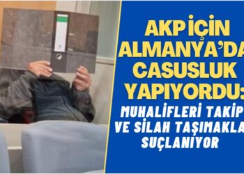 AKP için Almanya’da casusluk yapıyordu: Muhalifler hakkında bilgi toplamak ve silah bulundurmakla suçlanıyor.