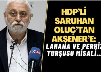 HDP’li Saruhan Oluç’tan Akşener’e: Lahana ve perhiz turşusu misali…