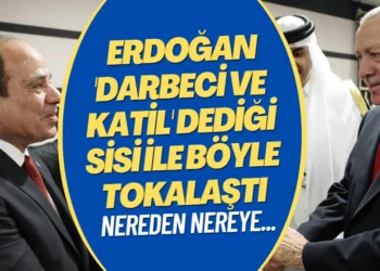 Nereden nereye: Erdoğan yıllar sonra ‘darbeci ve katil’ dediği Sisi ile gülerek tokalaştı