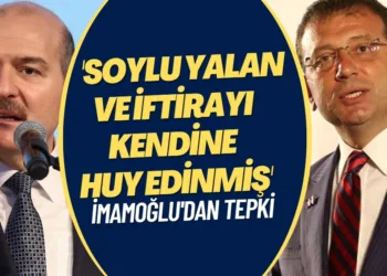 İmamoğlu’ndan Soylu’ya: Yalan ve iftirayı kendine huy edinmiş bir kişiyle karşı karşıyayız