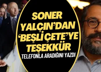Soner Yalçın ‘beşli çete’ye teşekkür etti
