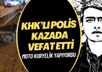 Motorsikletiyle kuryelik yapan KHK’lı polis memuru trafik kazasında hayatını kaybetti