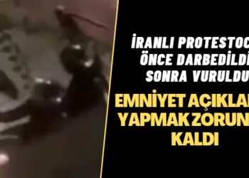 İranlı protestocu önce darbedildi sonra vuruldu: Emniyet açıklama yapmak zorunda kaldı