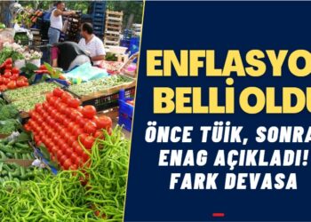Enflasyon belli oldu. Önce TÜİK, sonra ENAG açıkladı! Fark devasa.