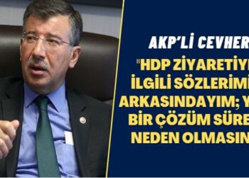 AKP’li Cevheri: HDP ziyaretiyle ilgili sözlerimin arkasındayım; yeni bir çözüm süreci neden olmasın?