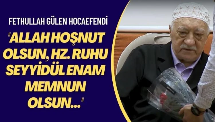 Fethullah Gülen Hocaefendi: Allah hoşnut olsun, Hz. Ruhu Seyyidül Enam memnun olsun; dünyevi bir beklentimiz yok
