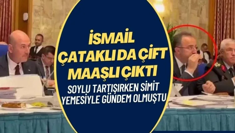 Süleyman Soylu’nun yardımcısı İsmail Çataklı da çift maaşlı çıktı