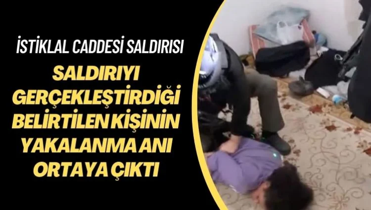 İstiklal Caddesi saldırısı: Saldırıyı gerçekleştirdiği belirtilen kişinin yakalanma anı ortaya çıktı
