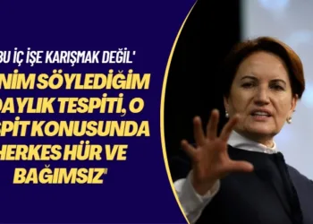 Akşener’den Kılıçdaroğlu’nun ‘iç işlerine karışma’ sözlerine yanıt: Benim söylediğim adaylık tespiti, o tespit konusunda herkes hür ve bağımsız