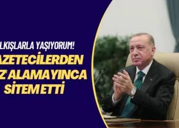 Erdoğan, doğalgaz müjdesi verdi: Basın mensuplarından ‘gaz’ alamayınca sitem etti