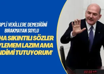 HDP’li vekillere demediğini bırakmayan Soylu: Daha sıkıntılı sözler söylemem lazım ama kendimi tutuyorum