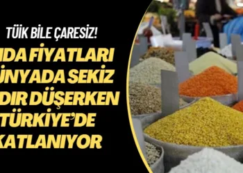 TÜİK bile çaresiz! Gıda fiyatları dünyada sekiz aydır düşerken Türkiye’de katlanıyor