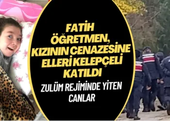 Fatih öğretmen, kızının cenazesine elleri kelepçeli katıldı